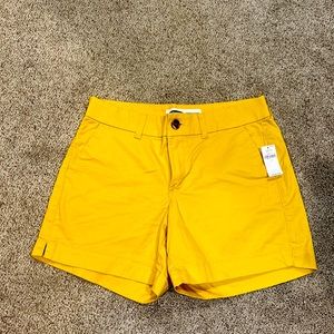 Old Navy mid rise 3 inch inseam chino shorts, size 2